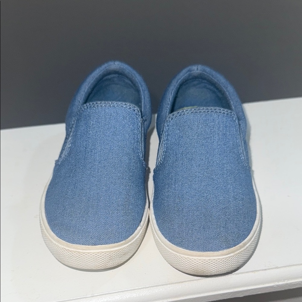 Crewcuts Blue Slip-On Sneakers Canvas Casual